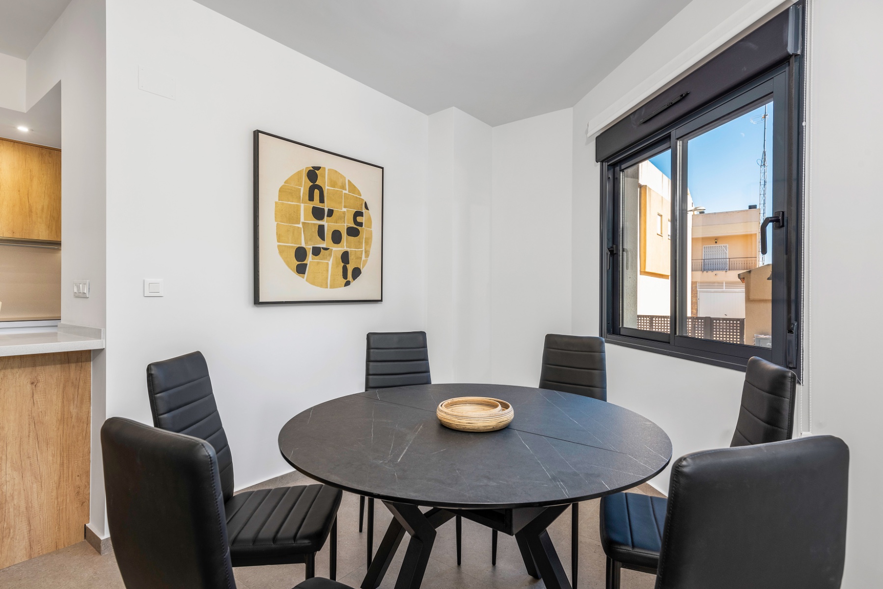 Dining area in apartment for sale in Bigastro