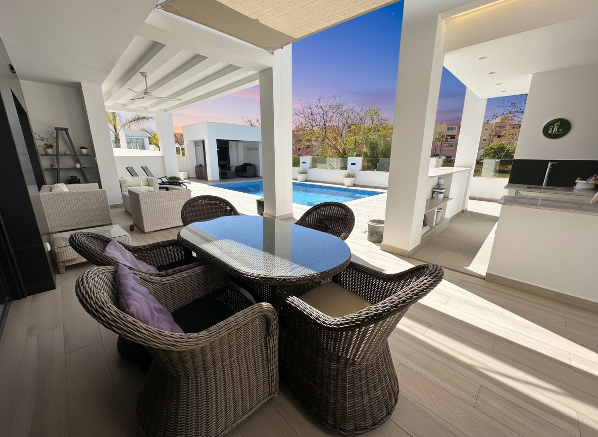 Garden in villa for sale in Mar Menor Golf Resort