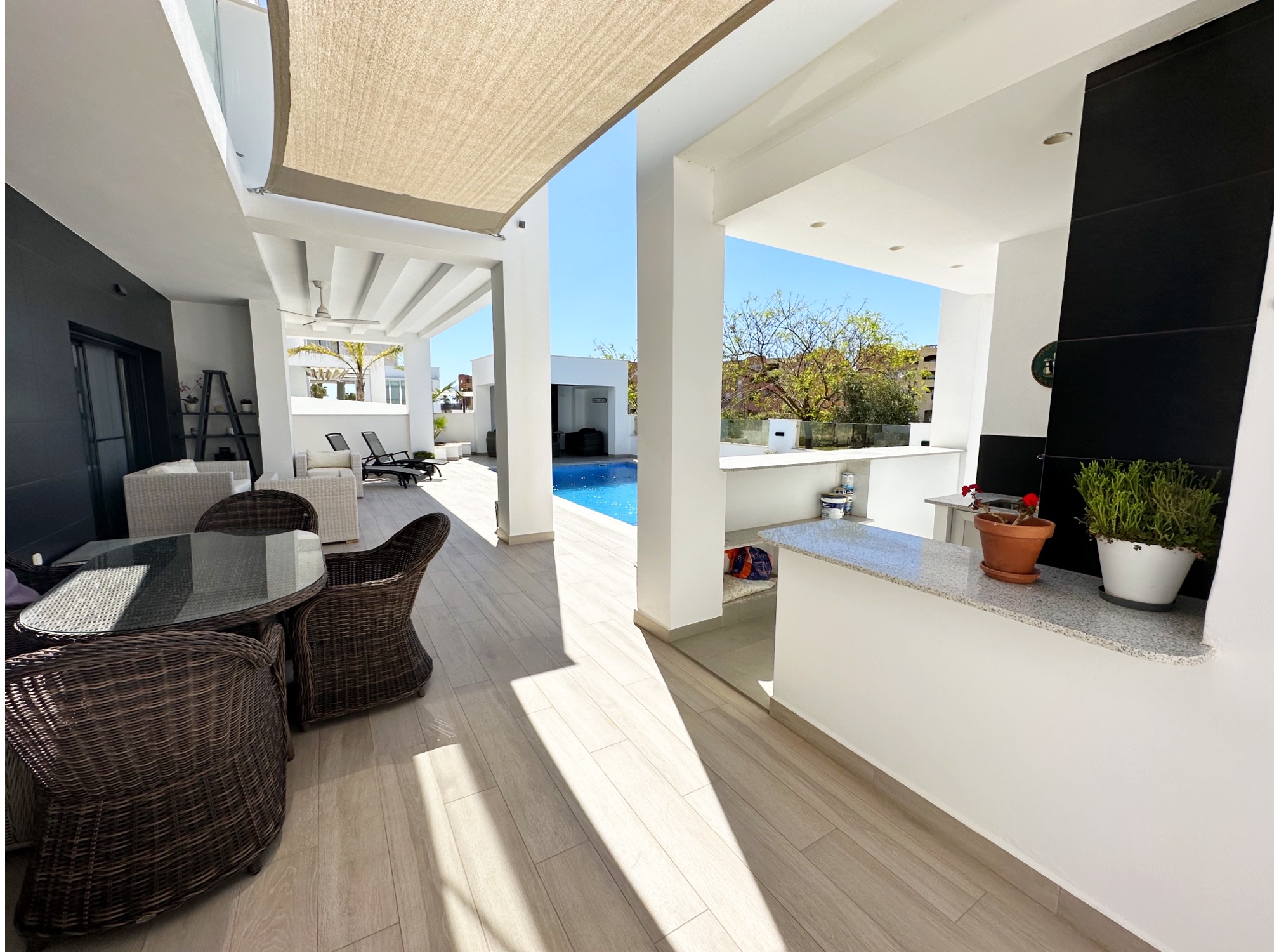 Bedroom in villa for sale in Mar Menor Golf Resort