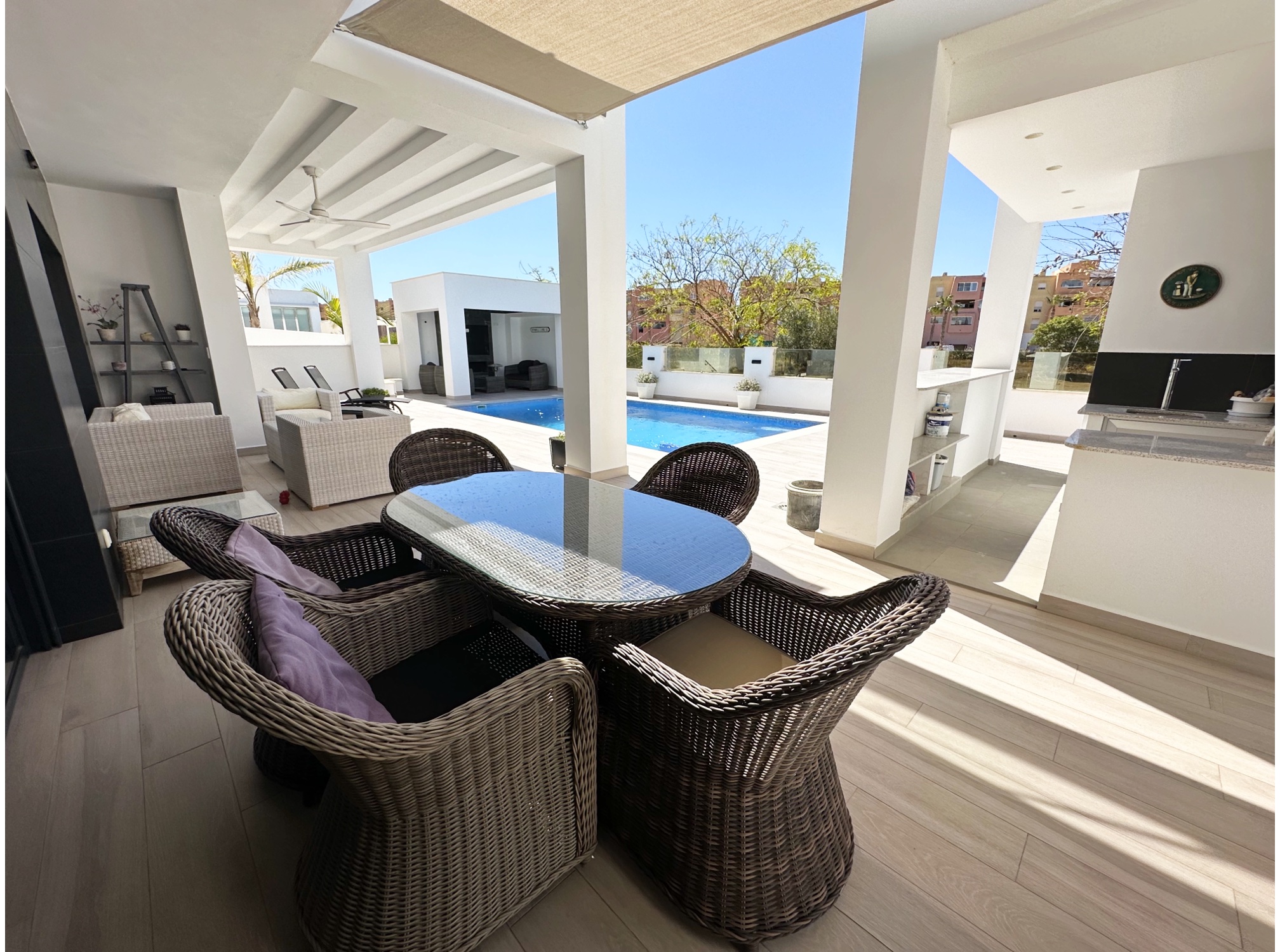 Luxuriöse Frontline-Villa auf dem Mar Menor Golf Resort