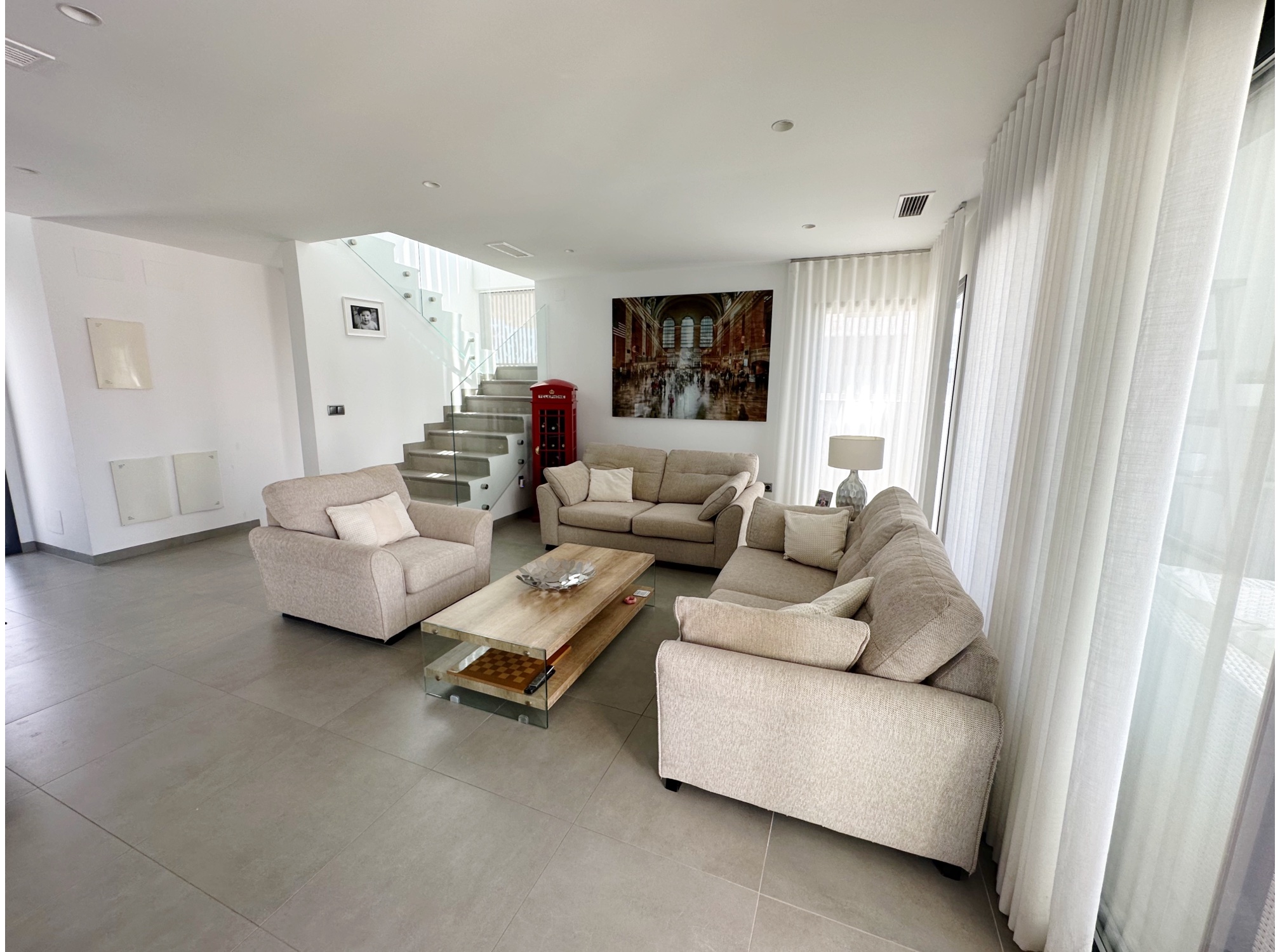 Terrace in villa for sale in Mar Menor Golf Resort