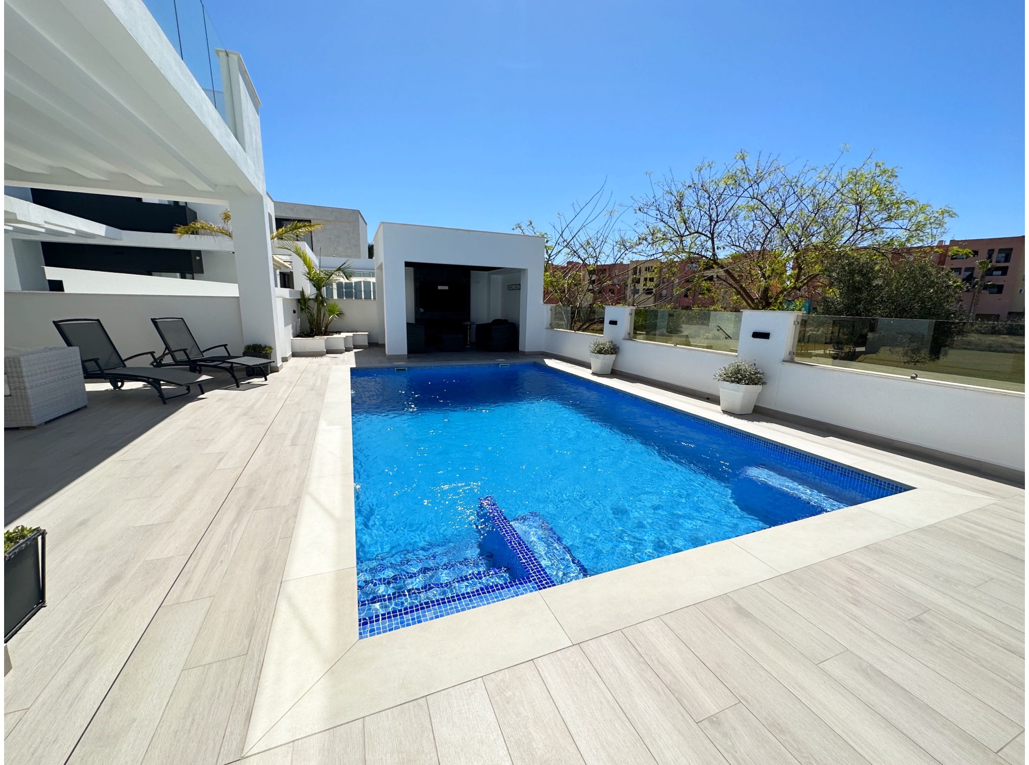 Dining area in villa for sale in Mar Menor Golf Resort