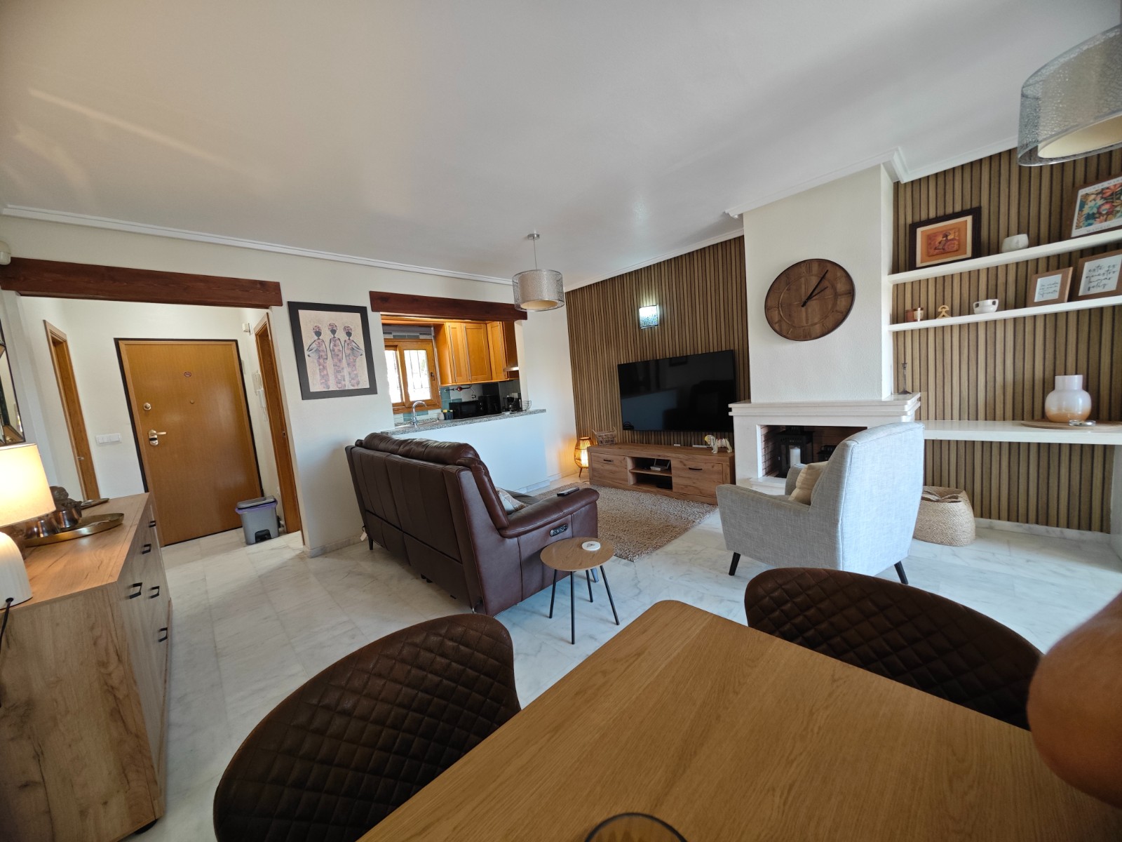 Living room in apartment for sale in Algorfa