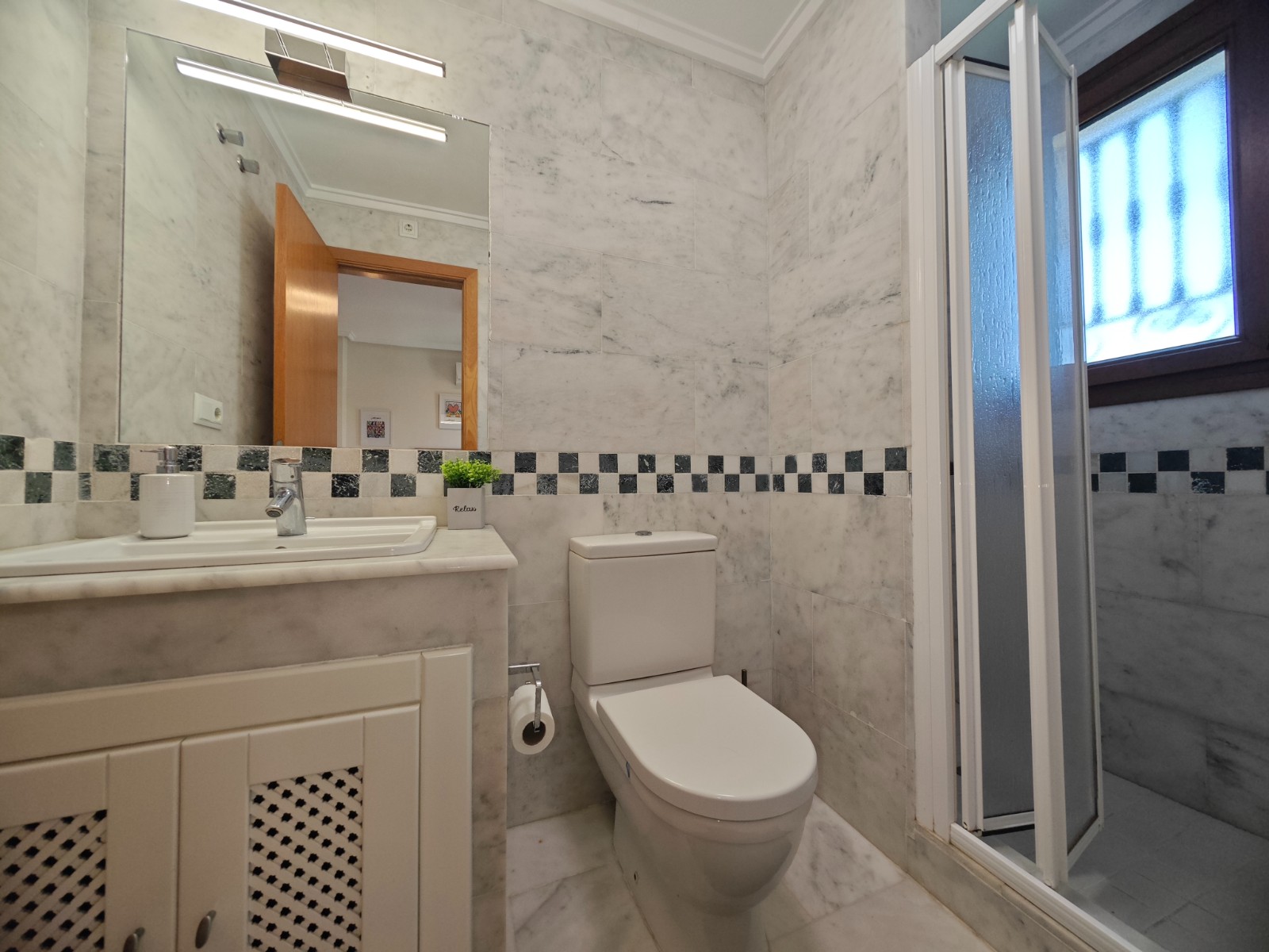 Living room in apartment for sale in Algorfa