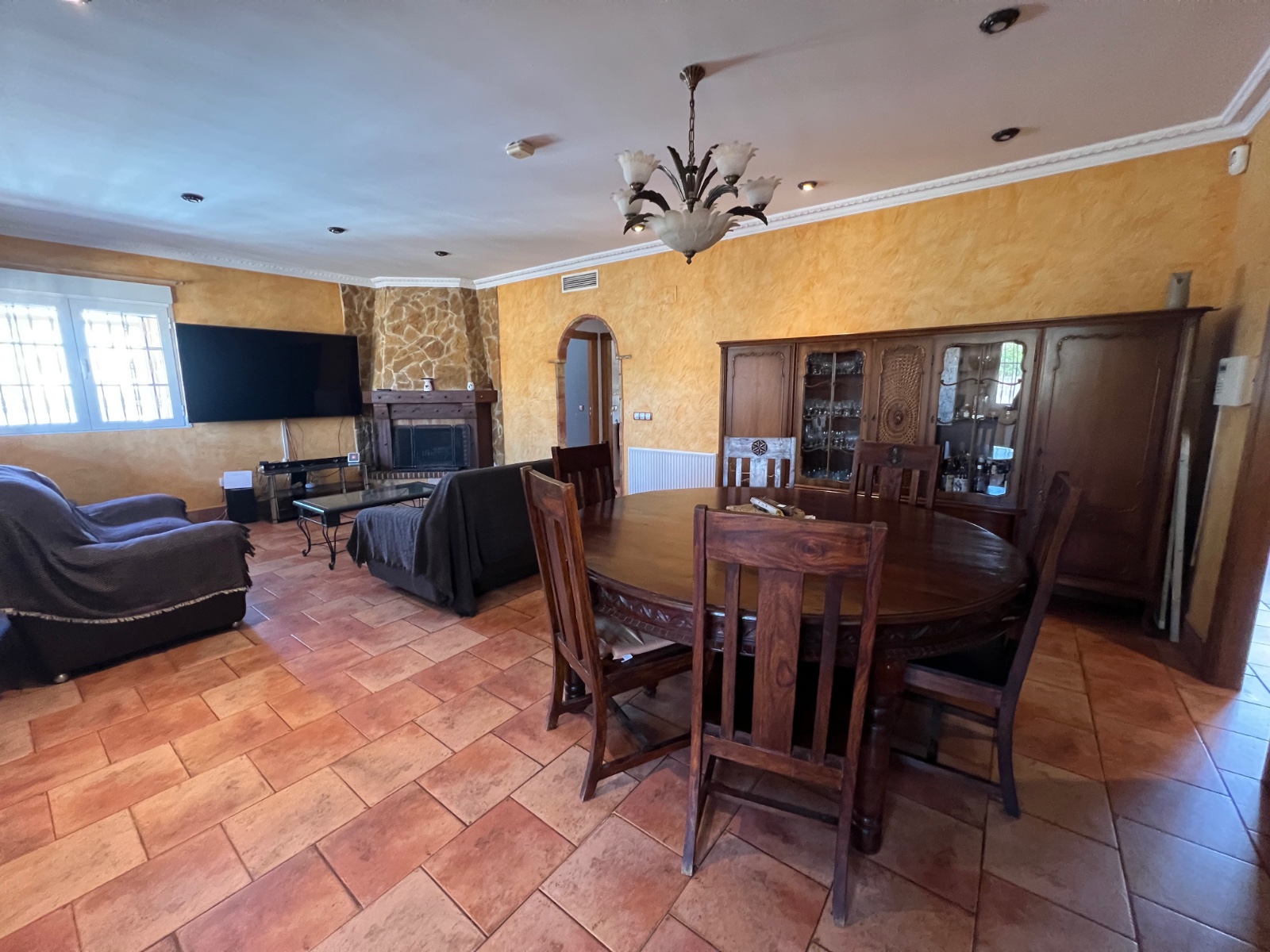 Terrace in villa for sale in San Fulgencio