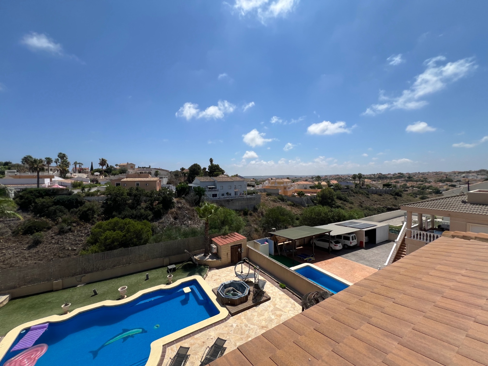 Master bedroom in villa for sale in San Fulgencio