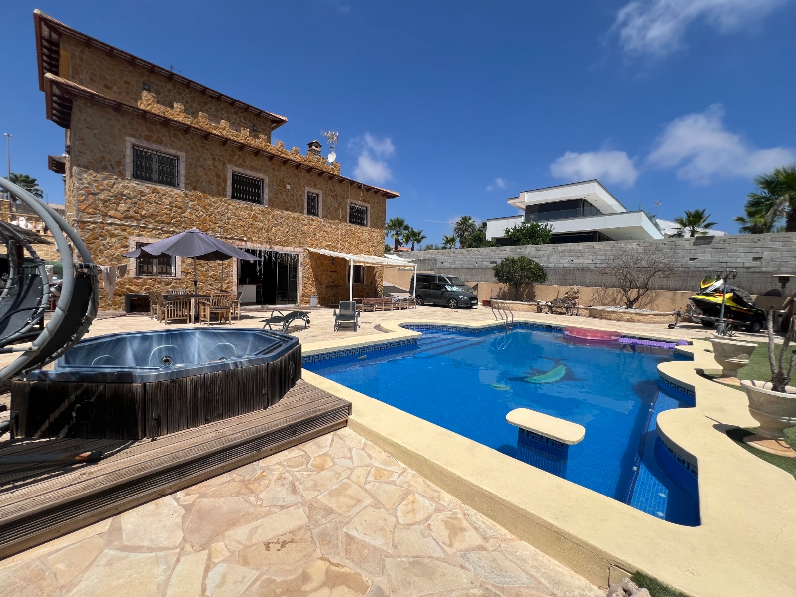 Garden in villa for sale in San Fulgencio
