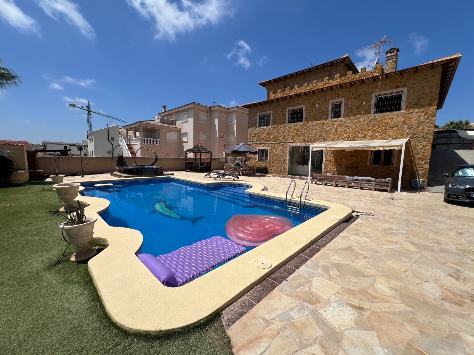 Dining area in villa for sale in San Fulgencio