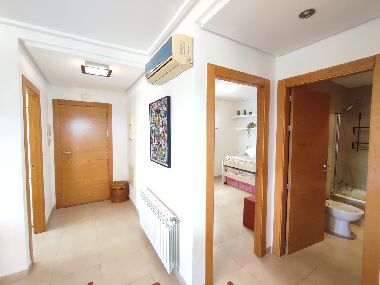 Master bedroom in apartment for sale in Hacienda Riquelme Golf Resort