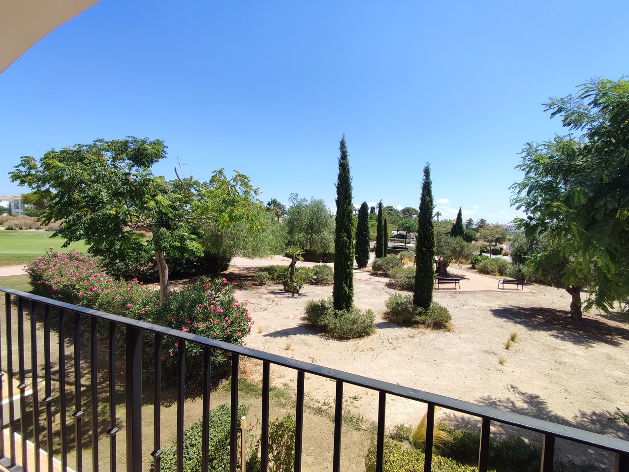 Master bedroom in apartment for sale in Hacienda Riquelme Golf Resort