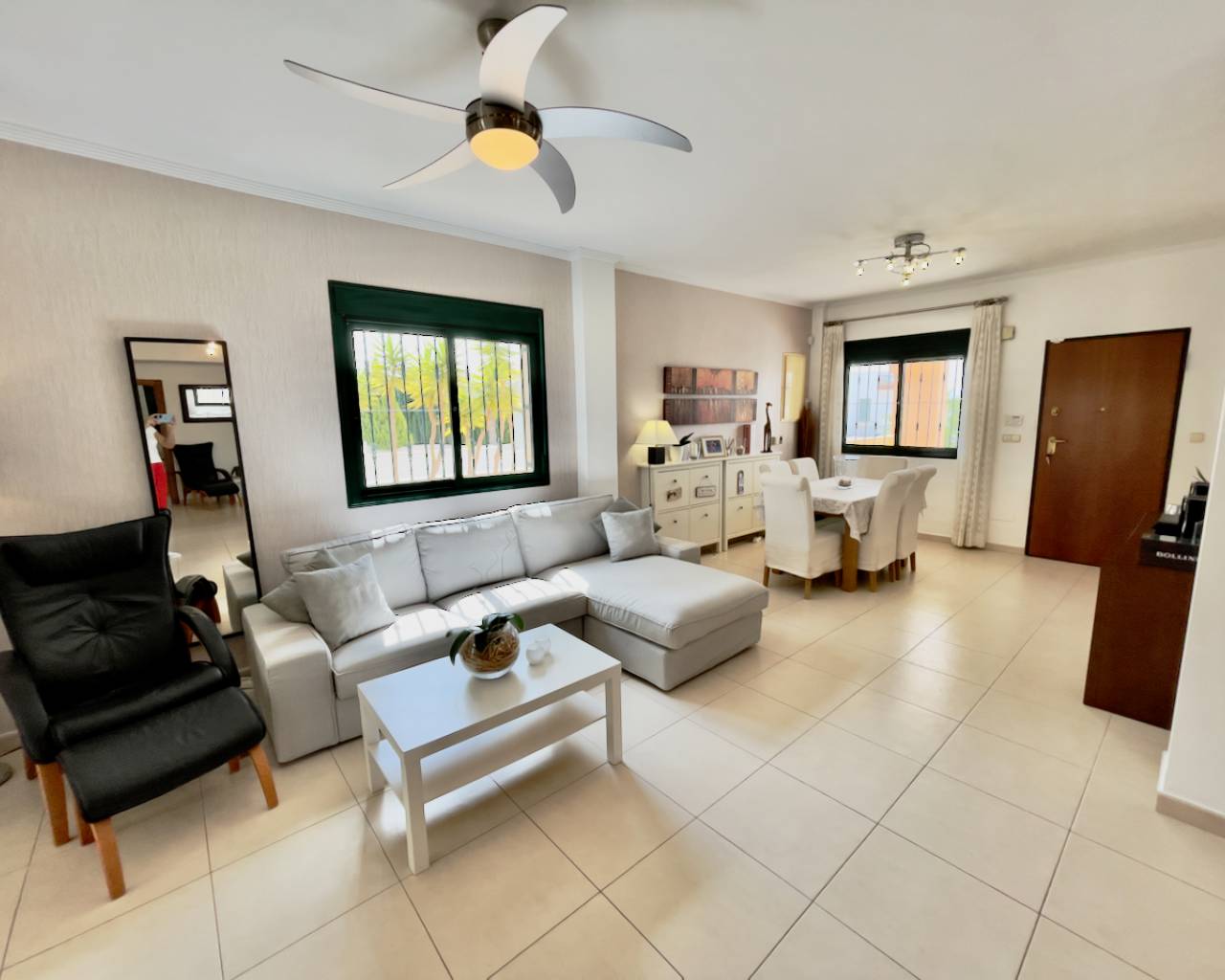 Pool area in villa for sale in Ciudad Quesada