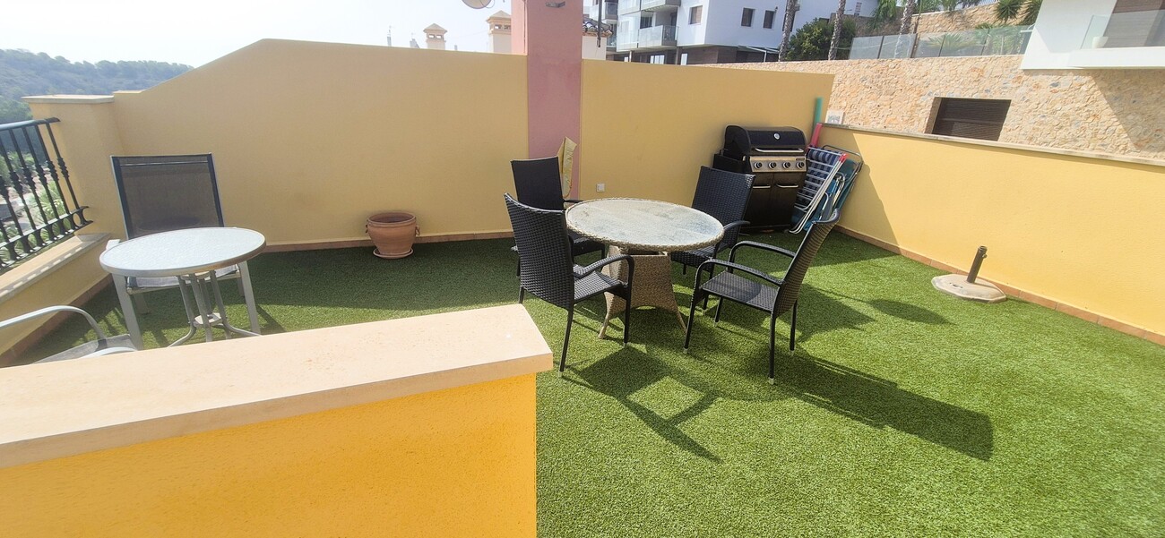 Terrace in penthouse for sale in Las Ramblas Golf