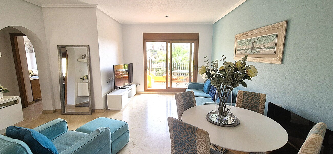 Garden in penthouse for sale in Las Ramblas Golf