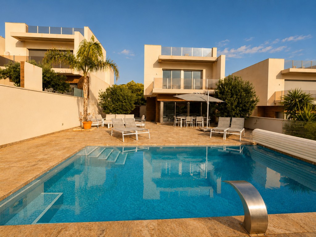 Exklusive Luxusvilla mit Panoramablick und privatem Pool in San Miguel de Salinas