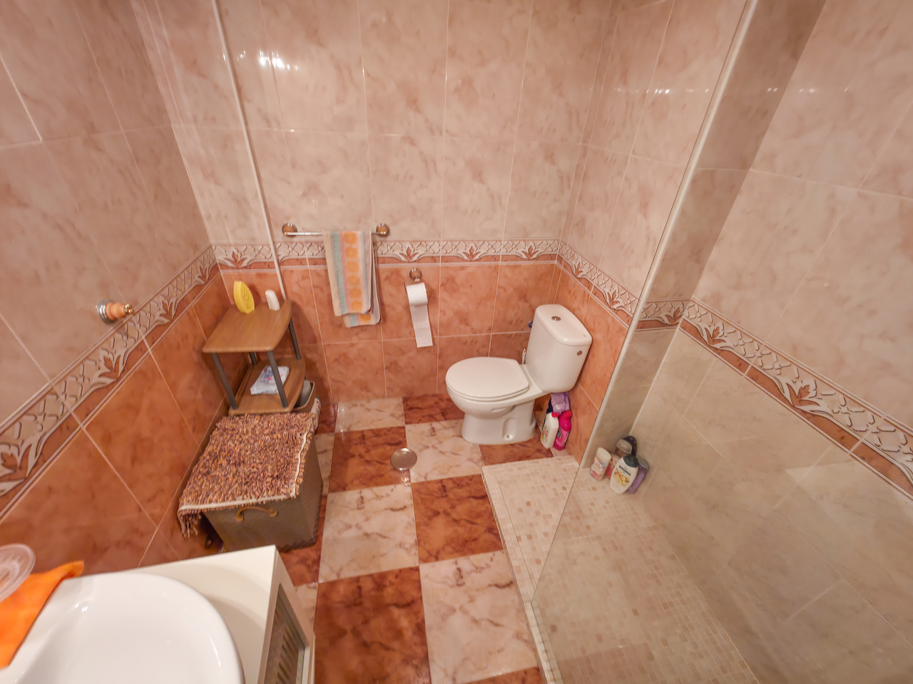 Bathroom in apartment for sale in Cabo Roig