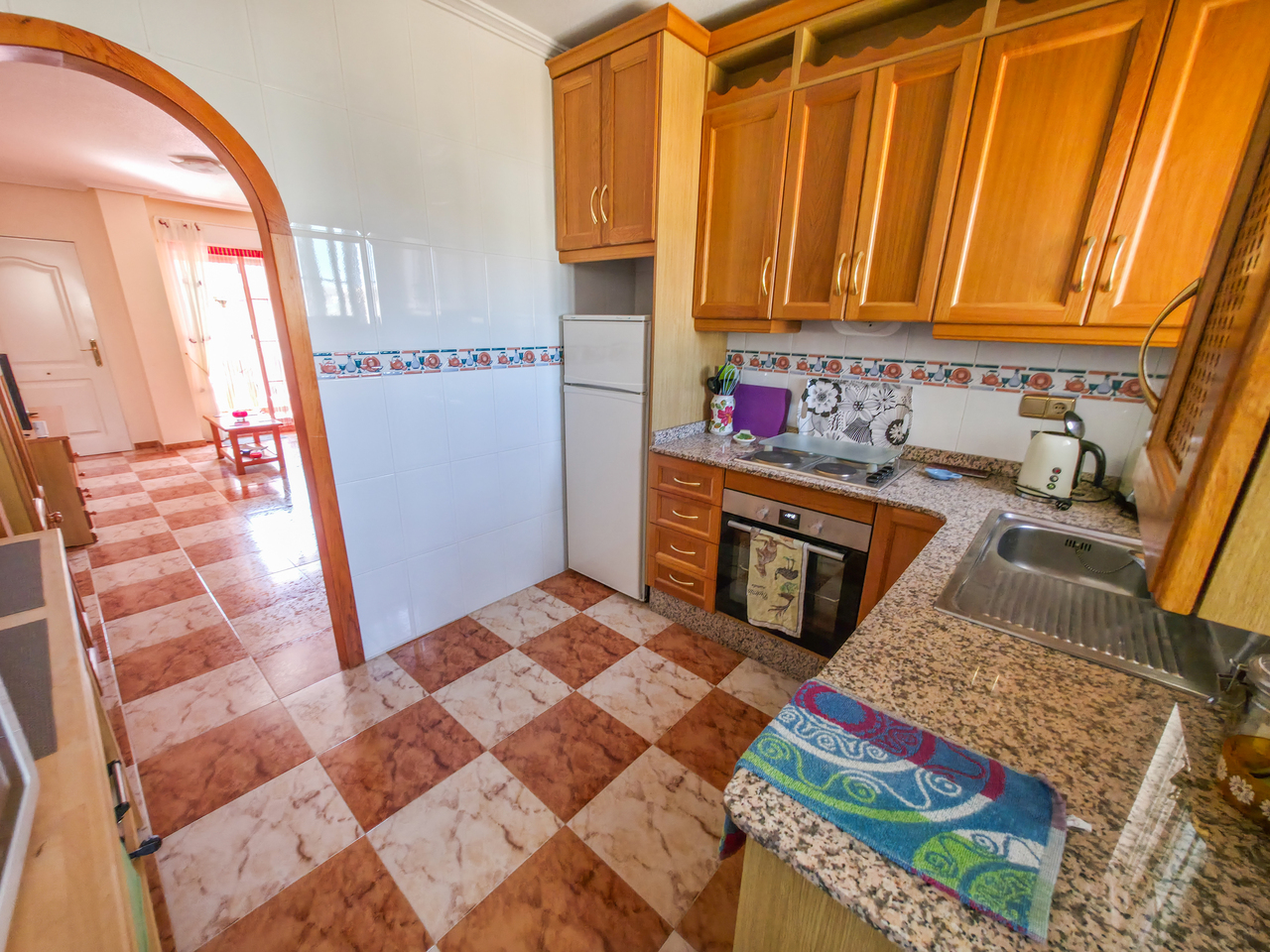 Dining area in apartment for sale in Cabo Roig