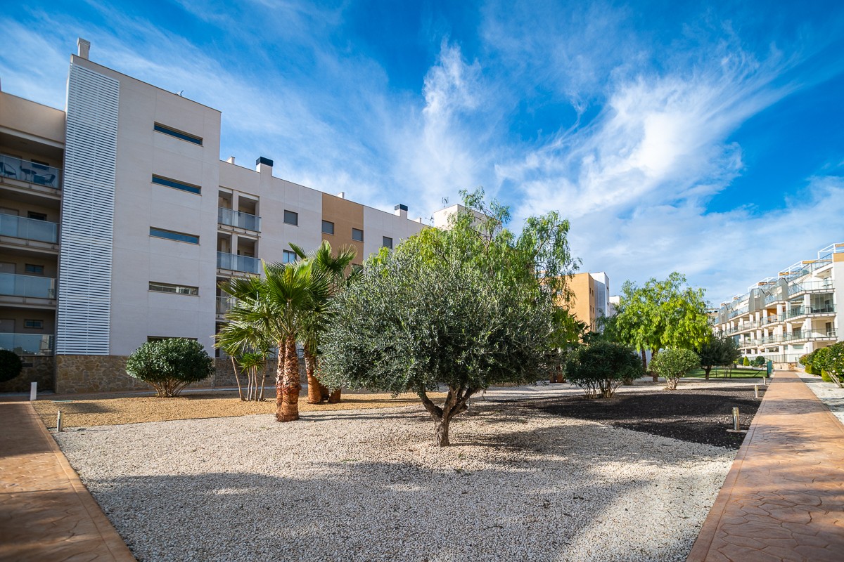 Pool area in apartment for sale in Orihuela Costa