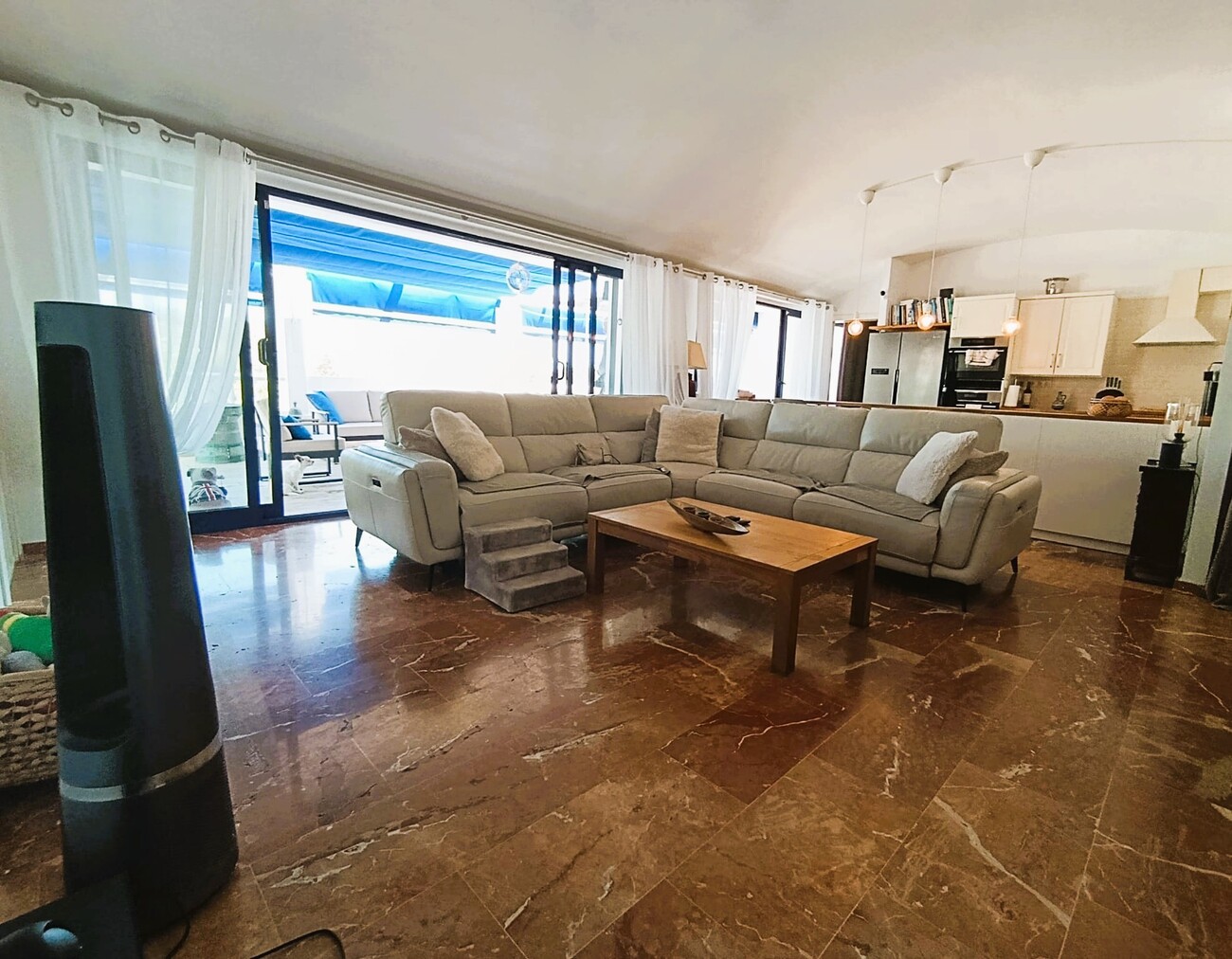 Pool area in apartment for sale in Las Ramblas Golf
