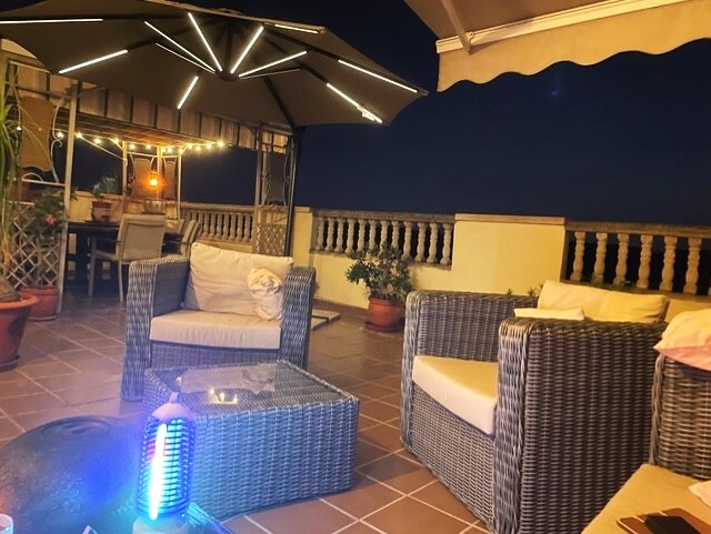 Pool area in villa for sale in Las Ramblas Golf