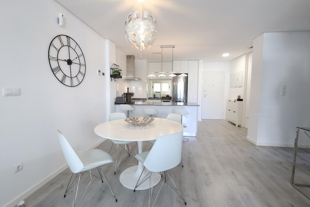 Pool area in apartment for sale in Orihuela Costa