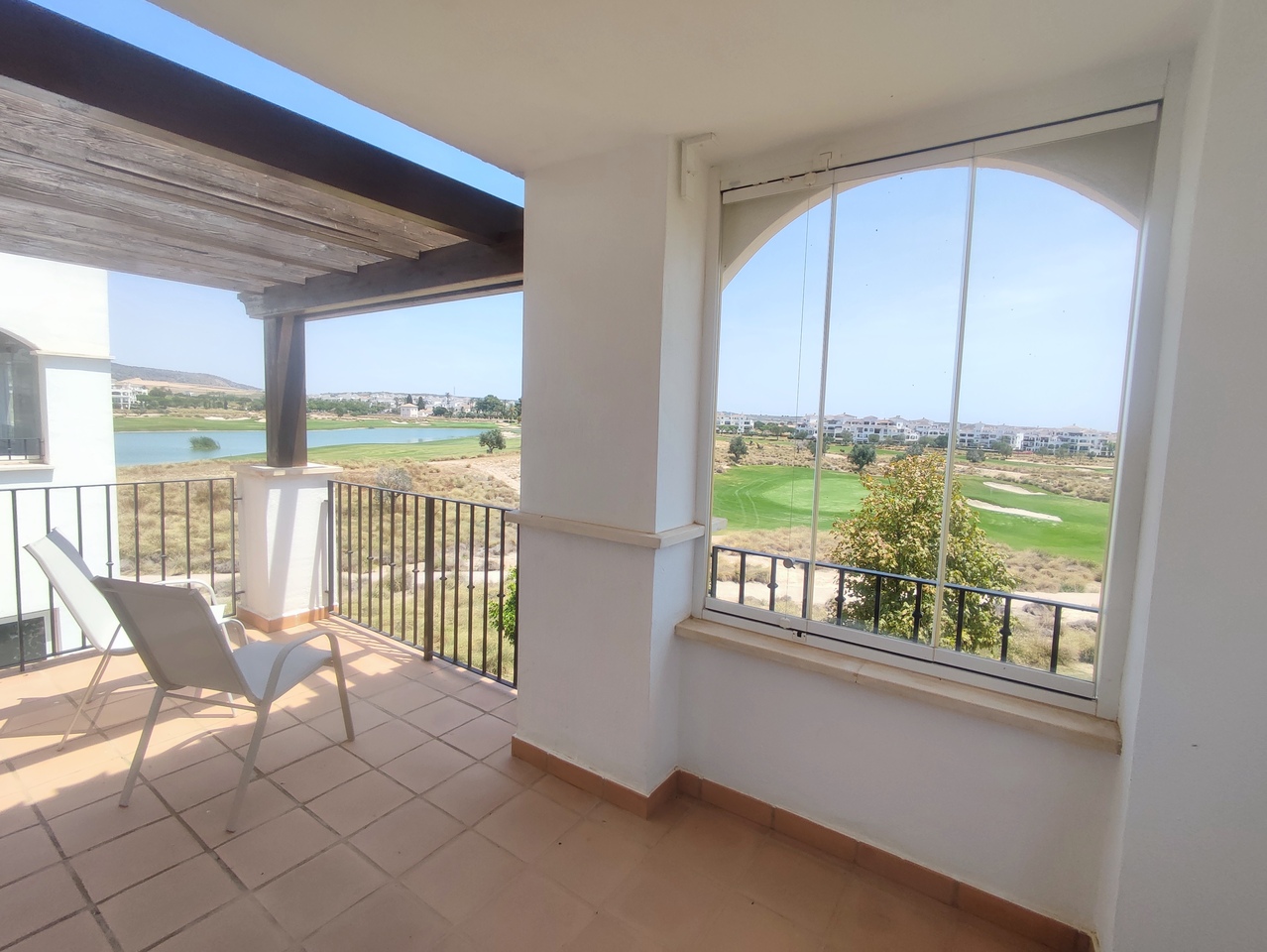 Living room in apartment for sale in Hacienda Riquelme Golf Resort