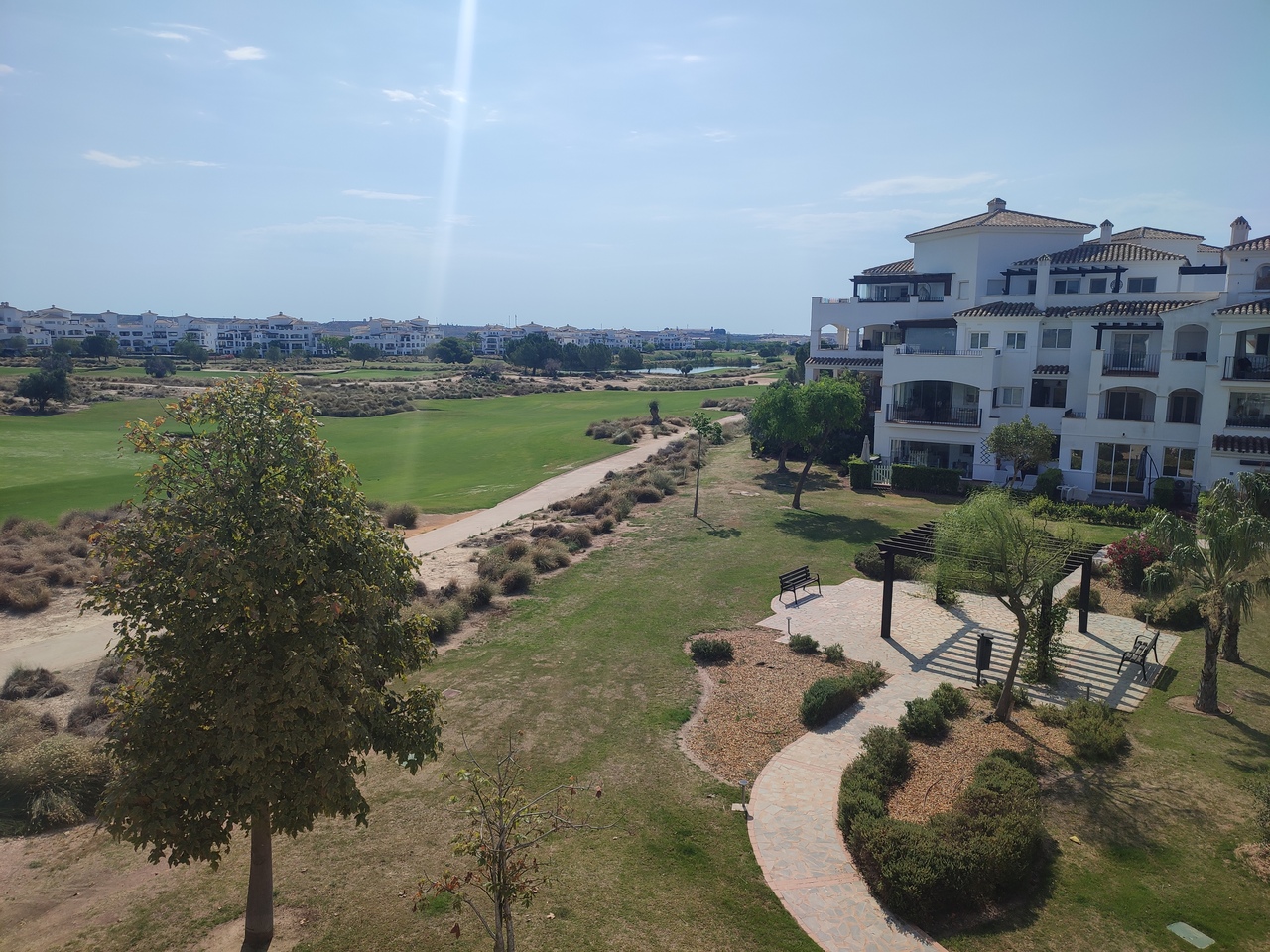 Master bedroom in apartment for sale in Hacienda Riquelme Golf Resort