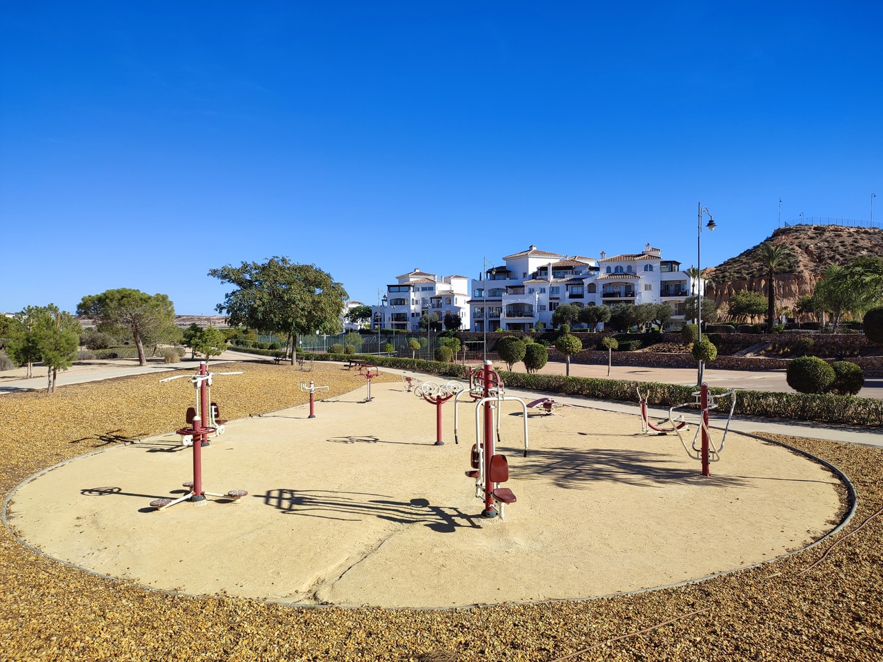 Terrace in apartment for sale in Hacienda Riquelme Golf Resort