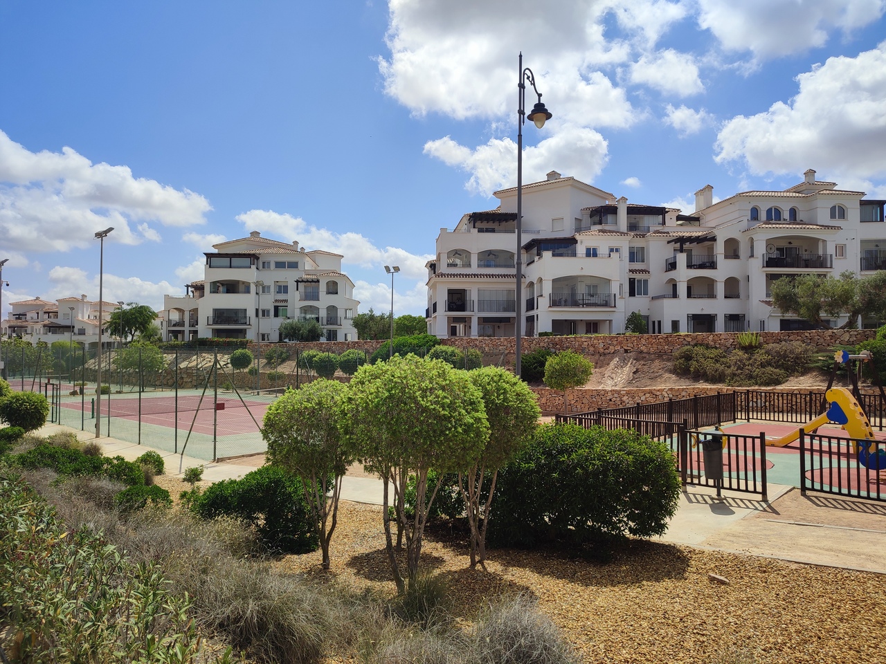 Pool area in apartment for sale in Hacienda Riquelme Golf Resort