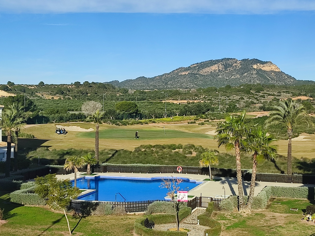 Exterior view in apartment for sale in Hacienda Riquelme Golf Resort