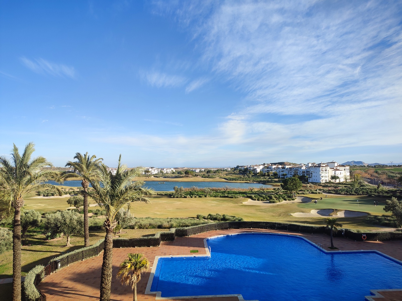Living room in apartment for sale in Hacienda Riquelme Golf Resort