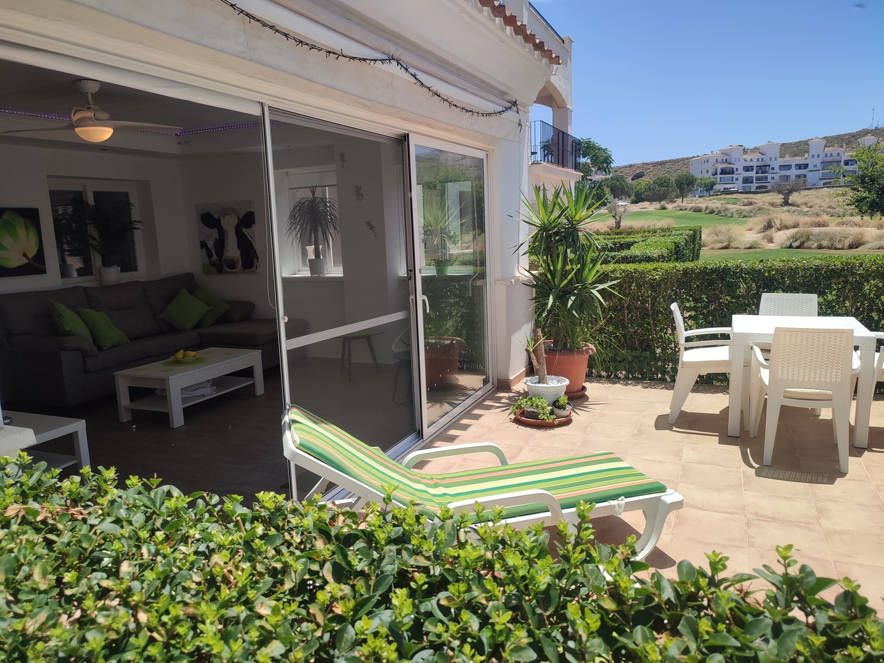 Pool area in apartment for sale in Hacienda Riquelme Golf Resort