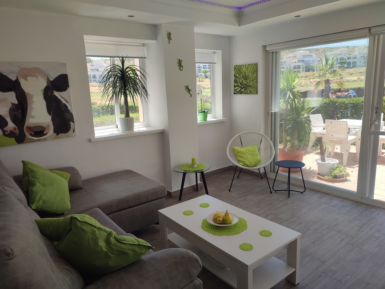 Dining area in apartment for sale in Hacienda Riquelme Golf Resort