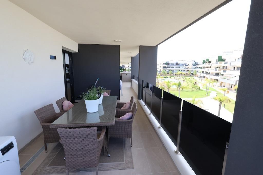 Pool area in apartment for sale in Orihuela Costa