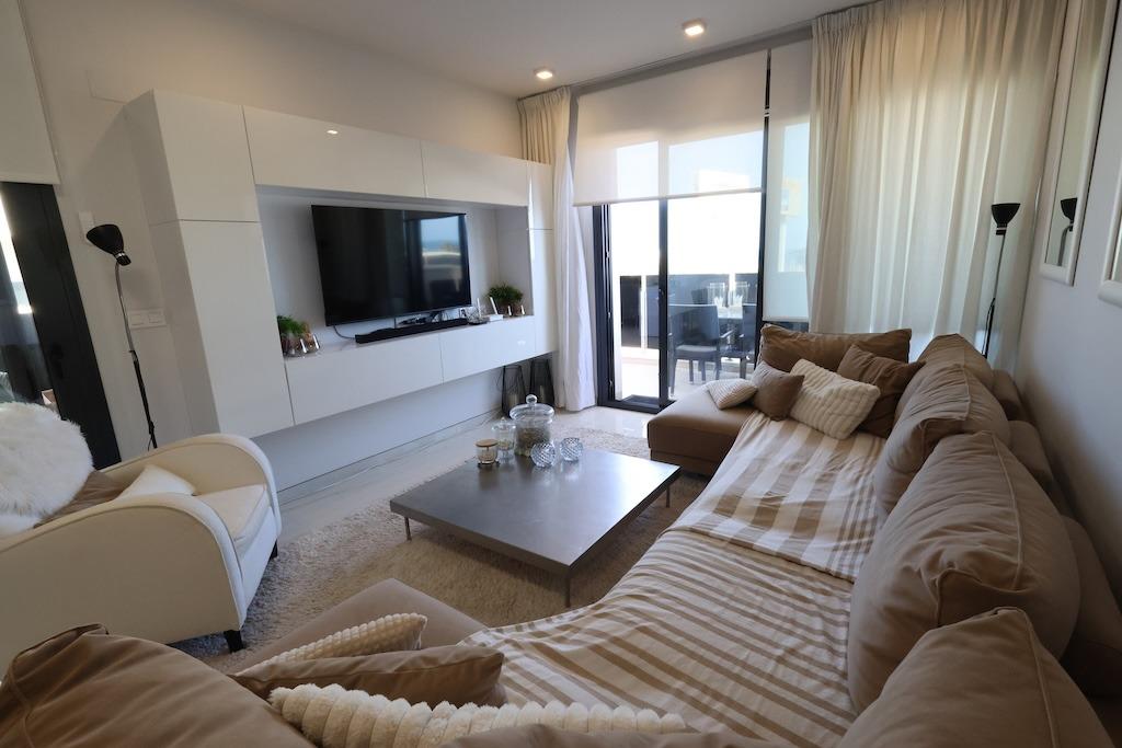 Pool area in apartment for sale in Orihuela Costa