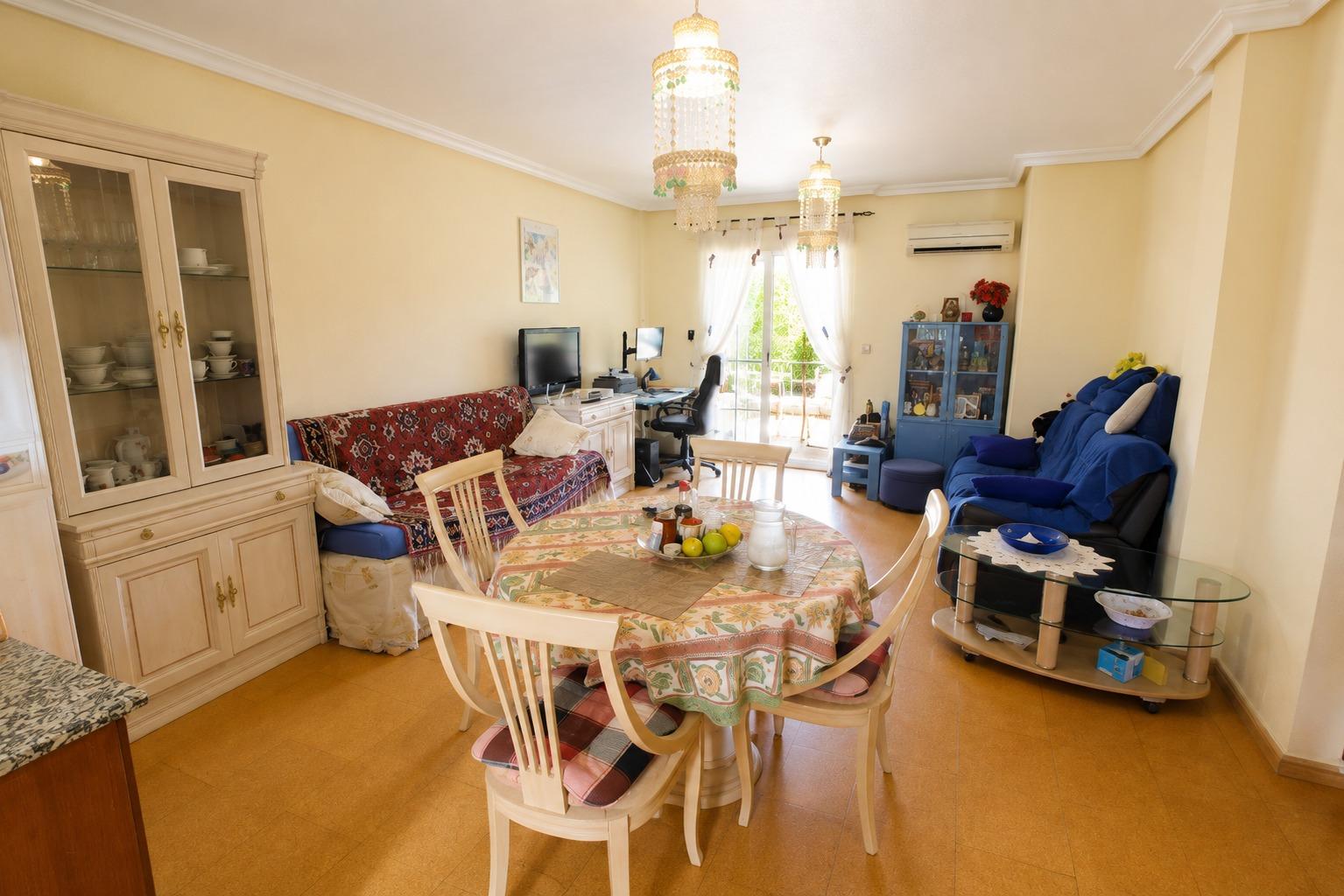 Pool area in apartment for sale in Orihuela Costa