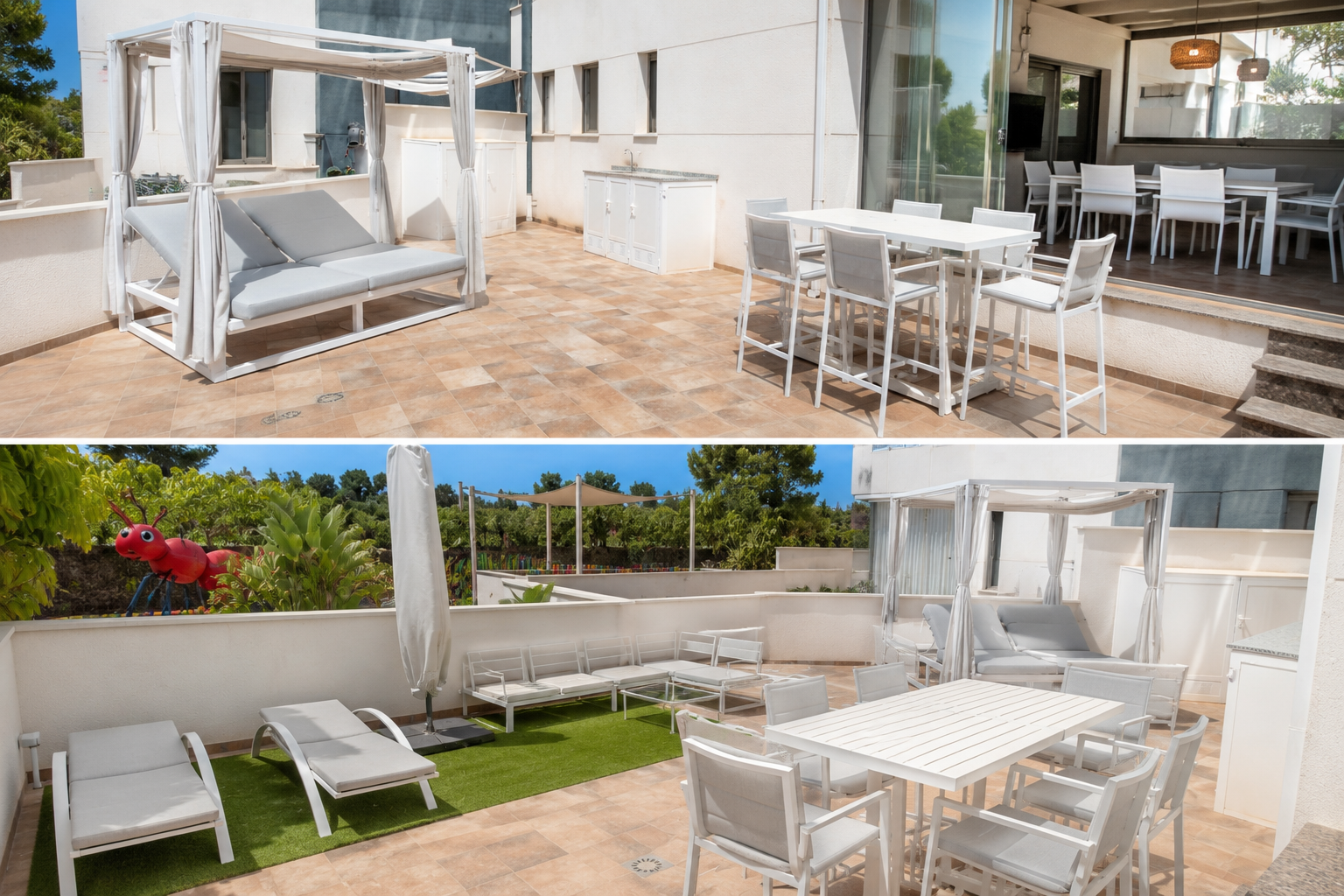 Terrace in apartment for sale in Los Dolses