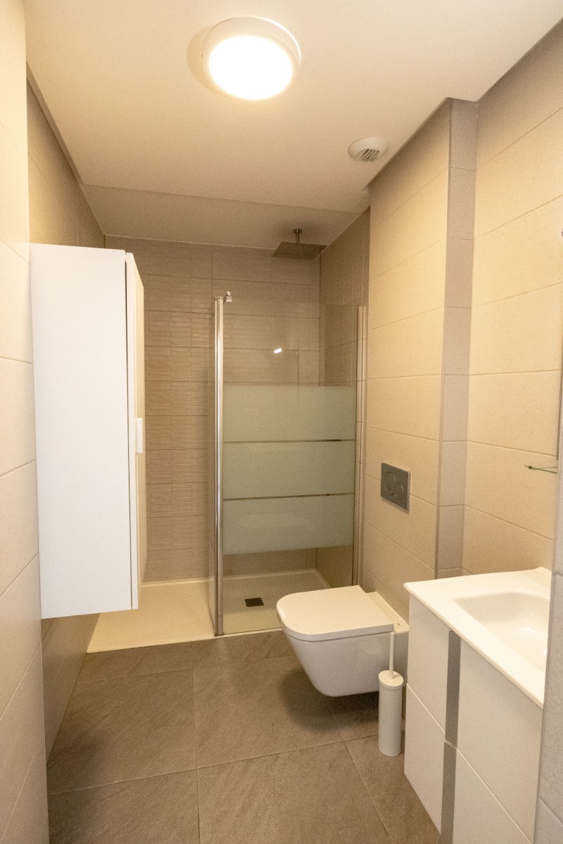 Pool area in apartment for sale in Los Dolses