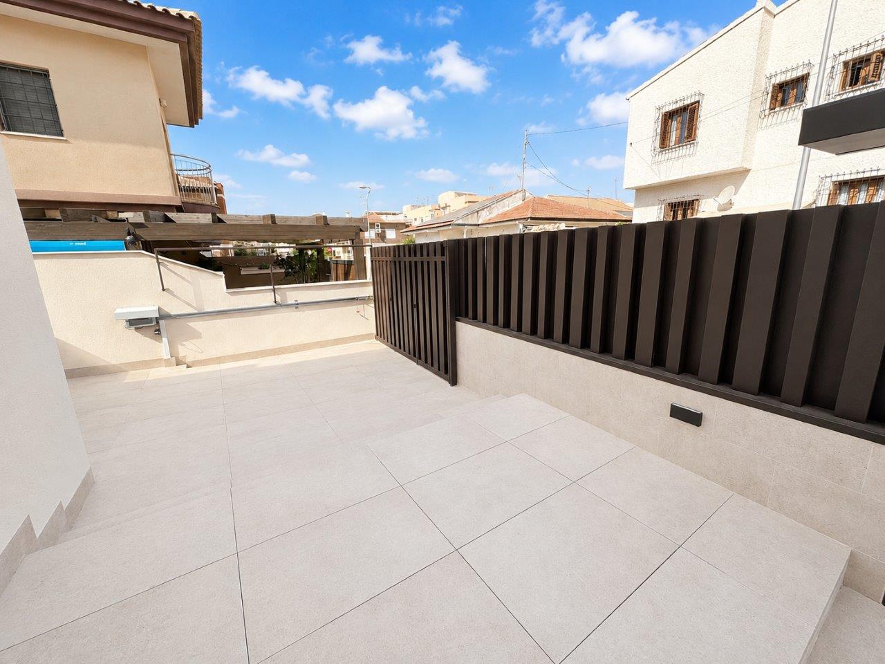 Terrace in villa for sale in Santiago de la Ribera