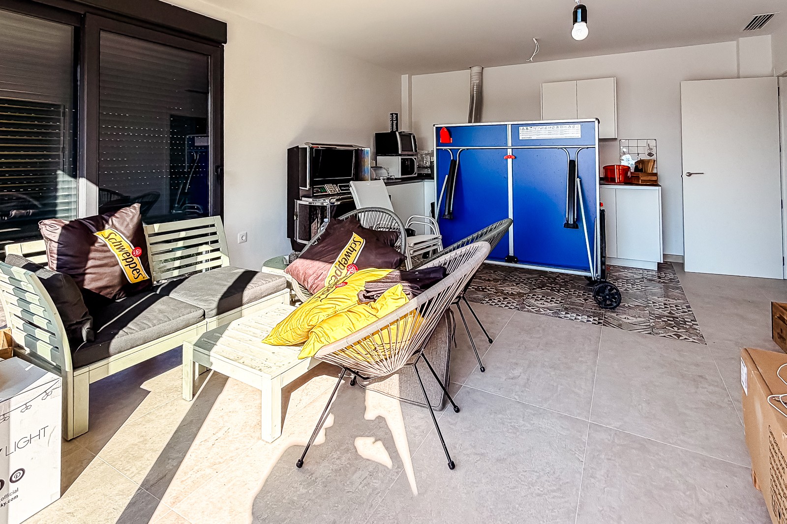 Pool area in villa for sale in Aspe