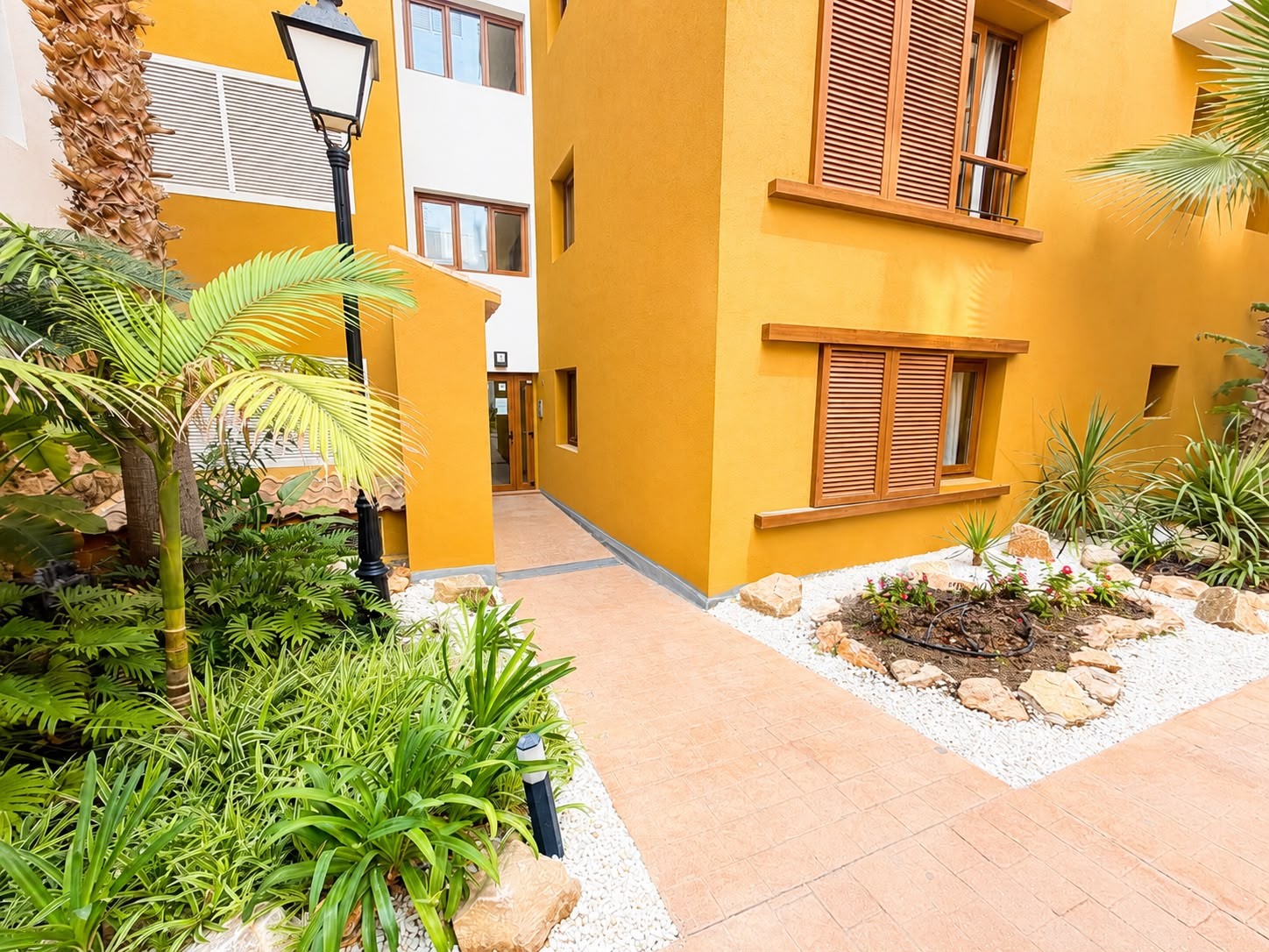 Terrace in apartment for sale in Punta Prima