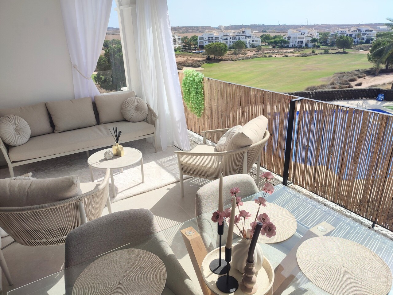 Bedroom in apartment for sale in Hacienda Riquelme Golf Resort