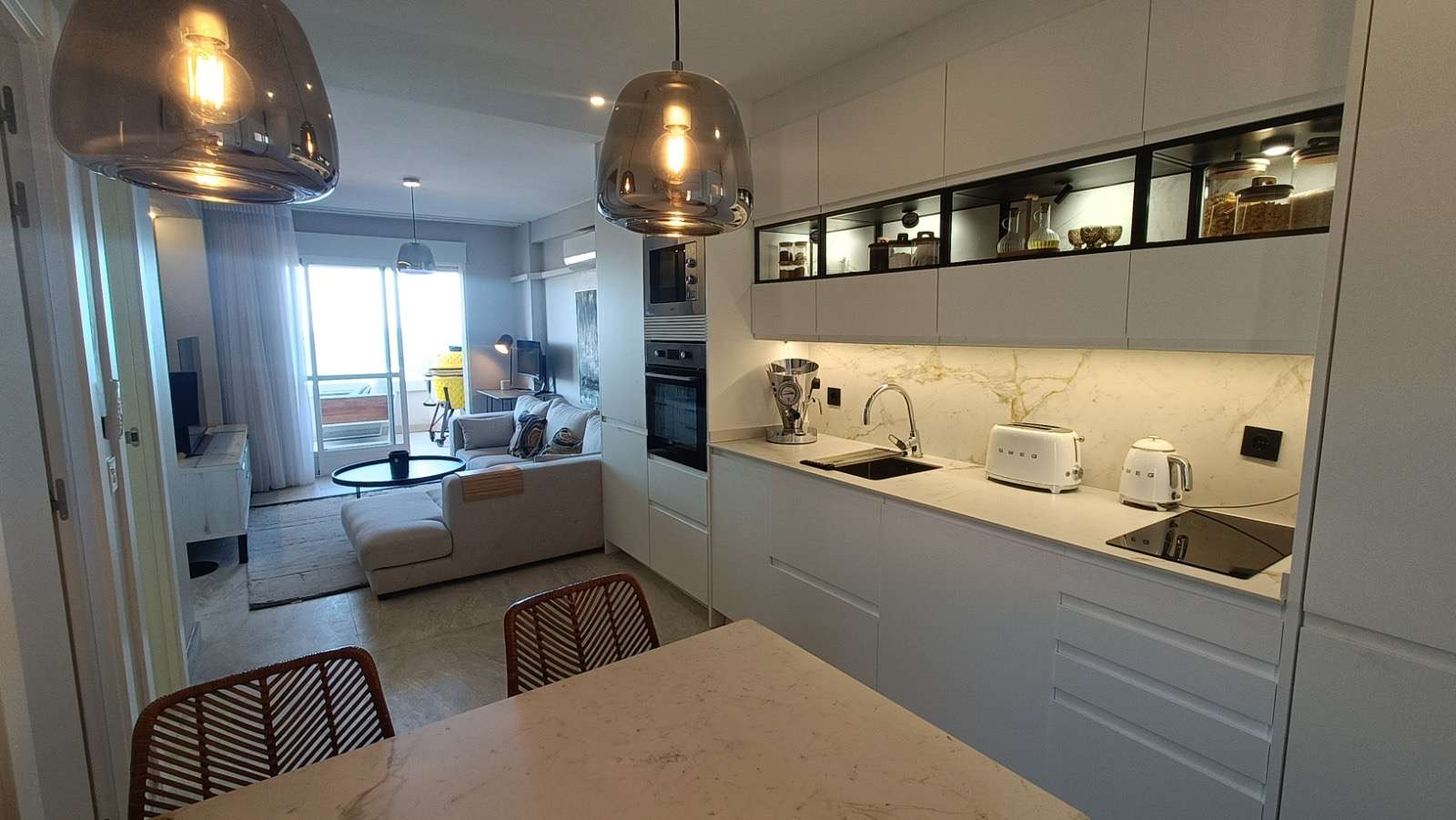 Pool area in apartment for sale in Torrevieja