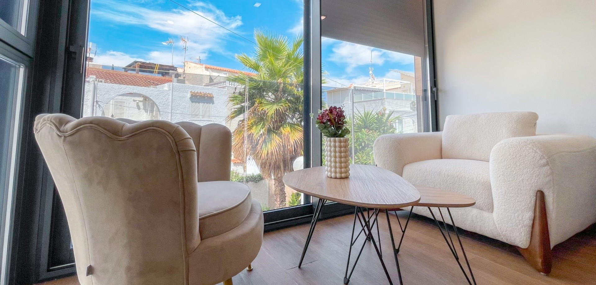 Pool area in terraced for sale in Torrevieja
