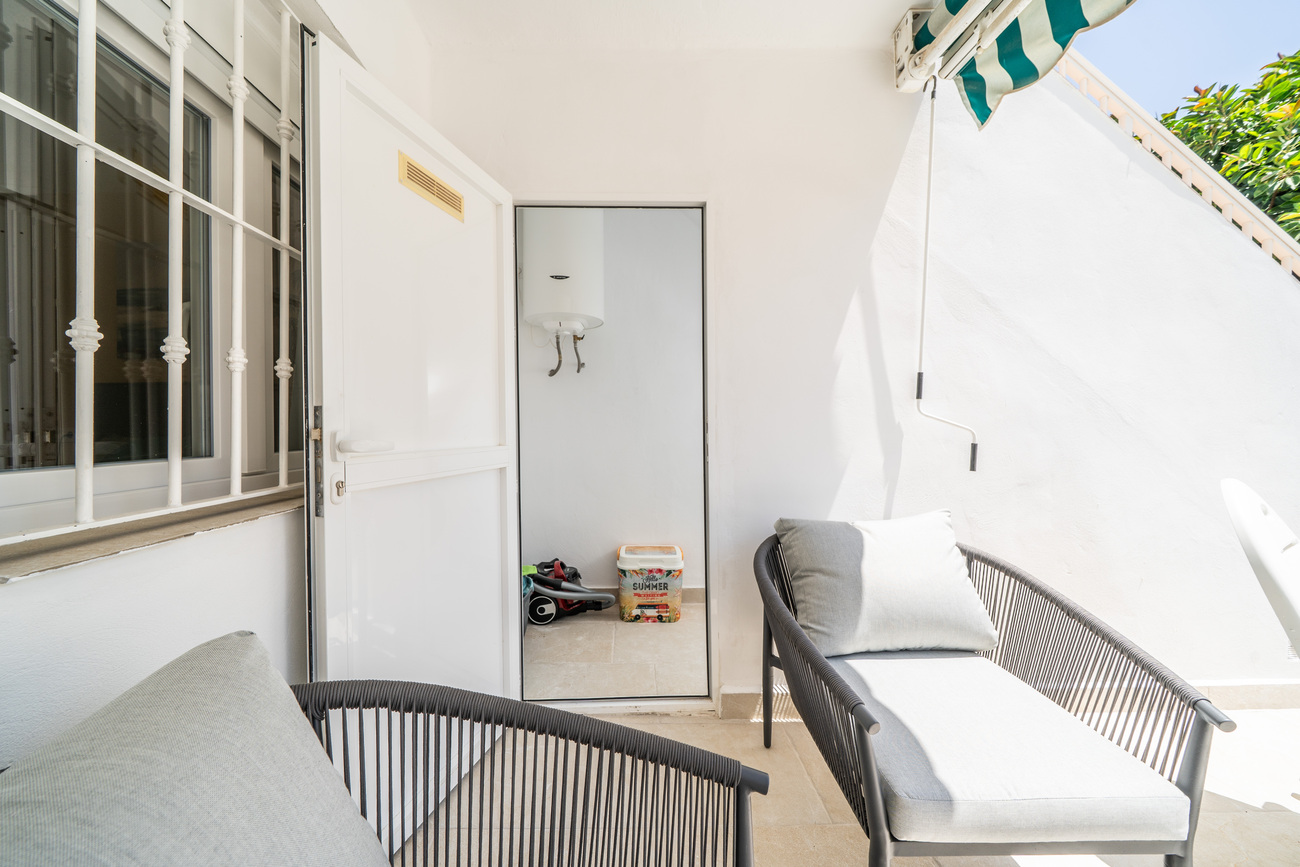 Garden in apartment for sale in Torrevieja