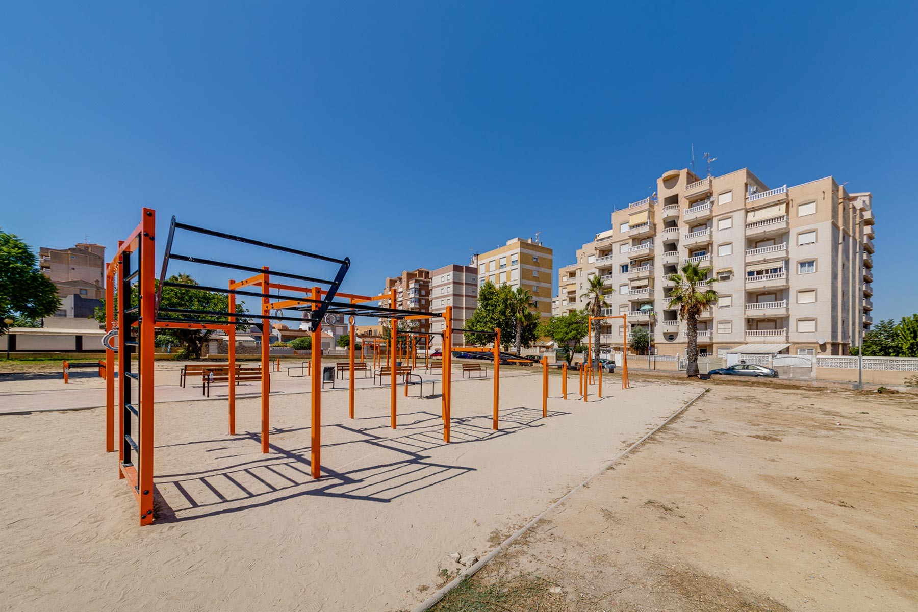 Garden in apartment for sale in Torrevieja