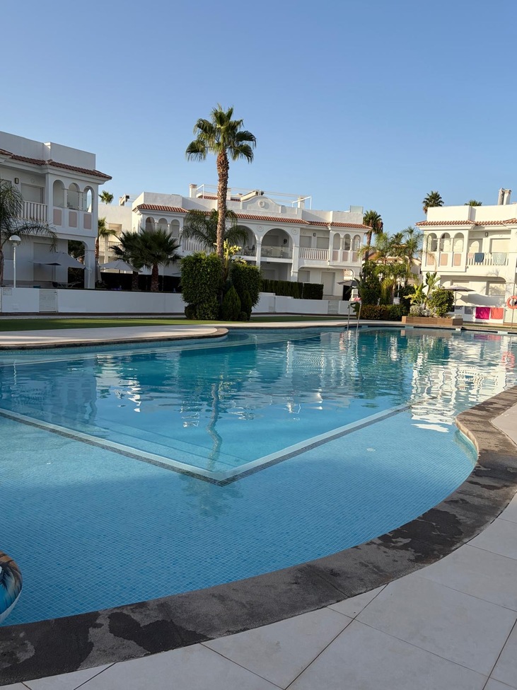 Pool area in bungalow for sale in Ciudad Quesada