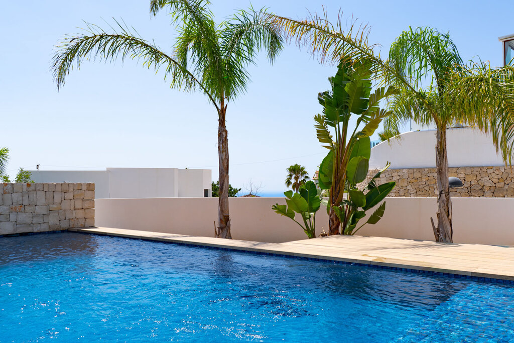 Living room in villa for sale in Moraira