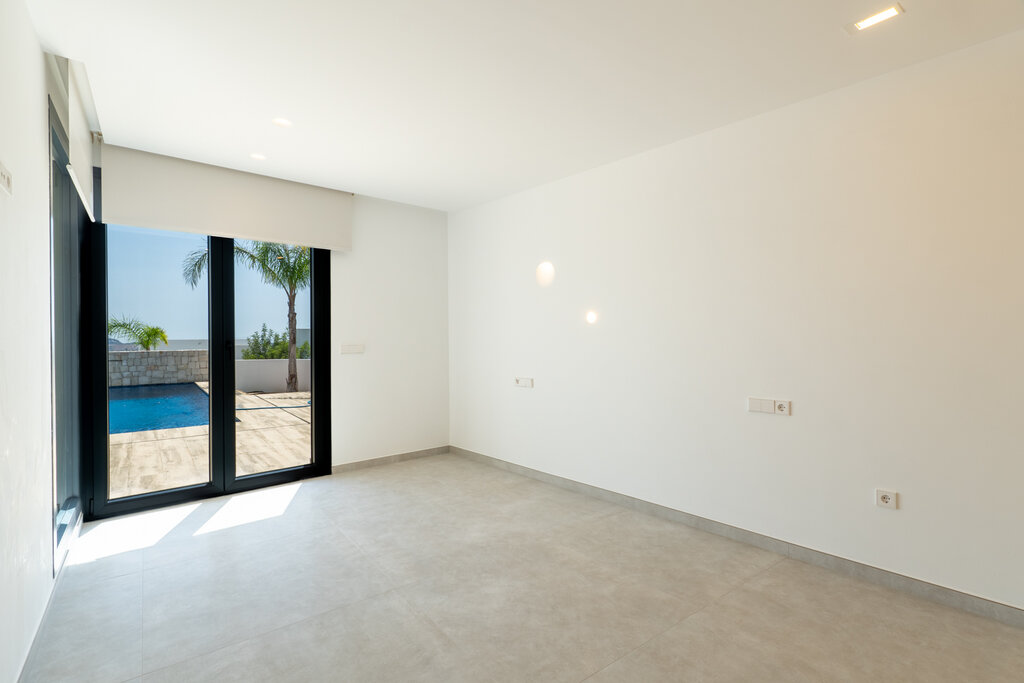 Living room in villa for sale in Moraira