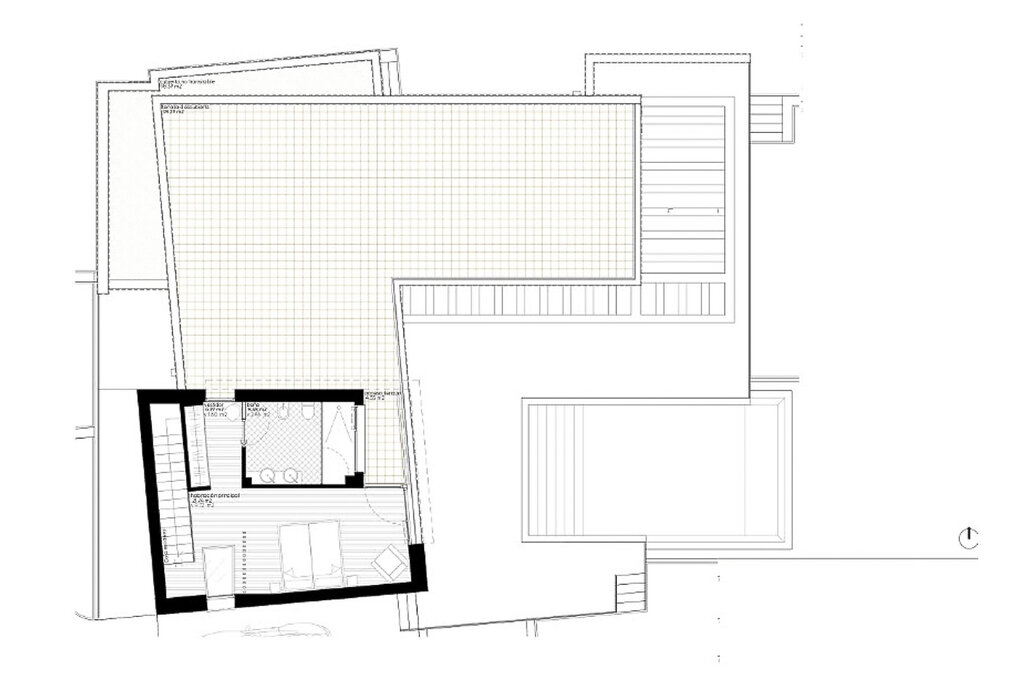 Terrace in villa for sale in Moraira