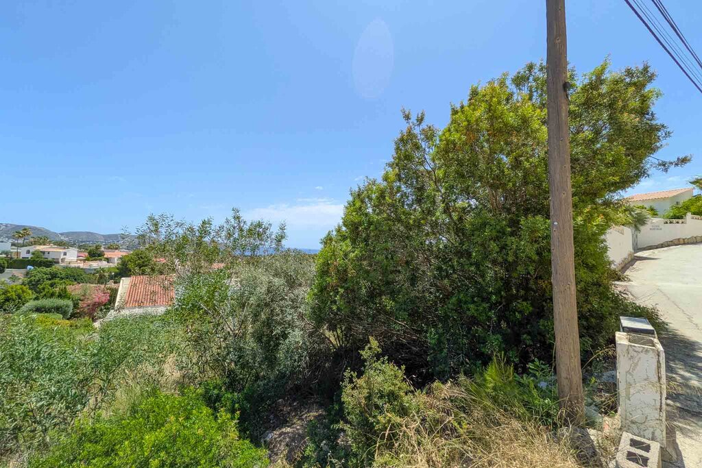Living room in land for sale in Moraira